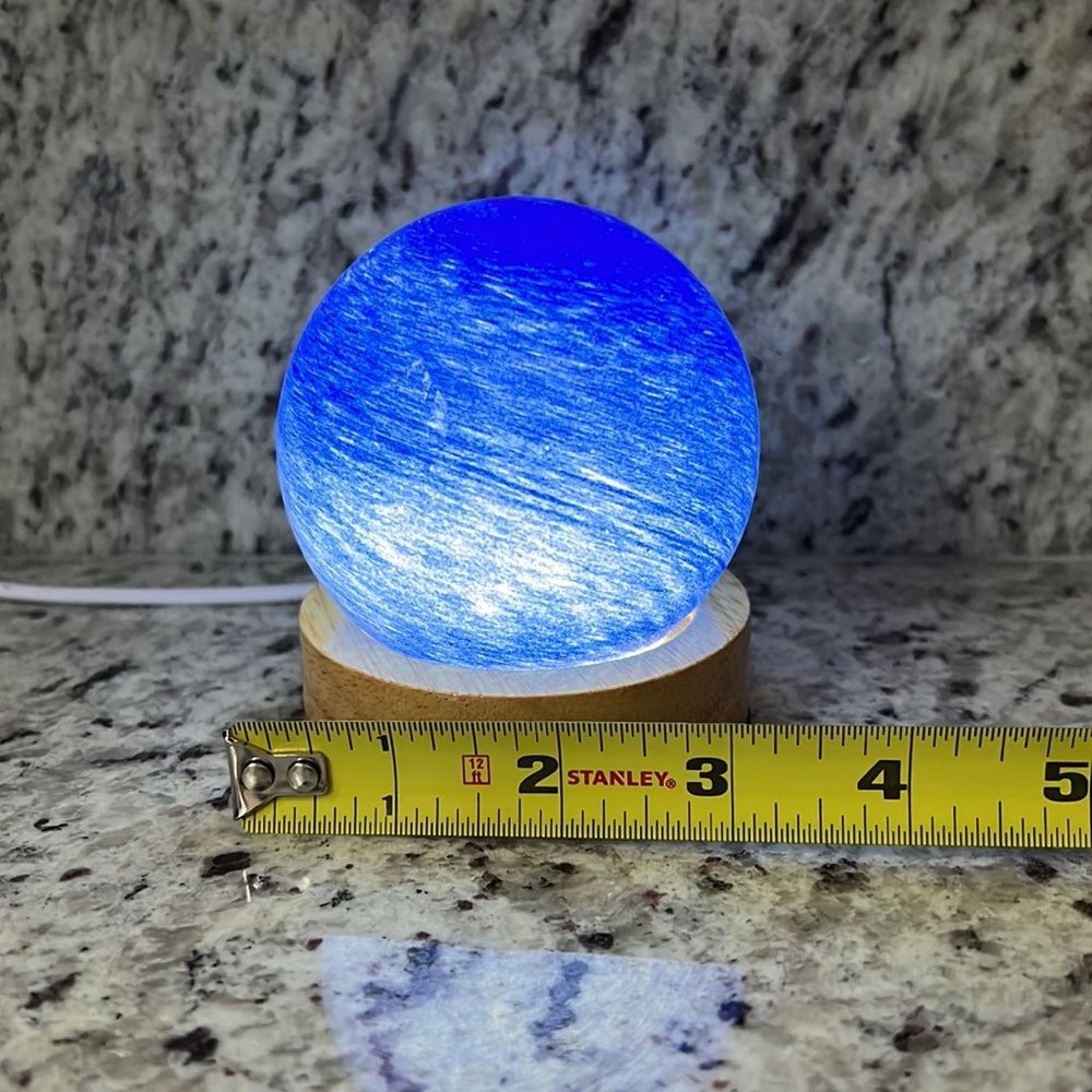 Whimsical Starry Sky Glass Sphere Celestial Dimmable Nightlight - Picture 8 of 10